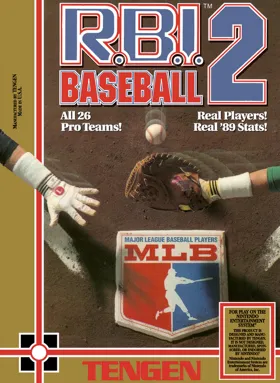 R.B.I. Baseball 2 (USA) (Unl) box cover front